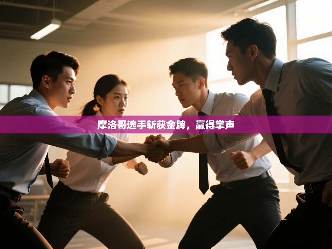 摩洛哥选手斩获金牌，赢得掌声  第2张